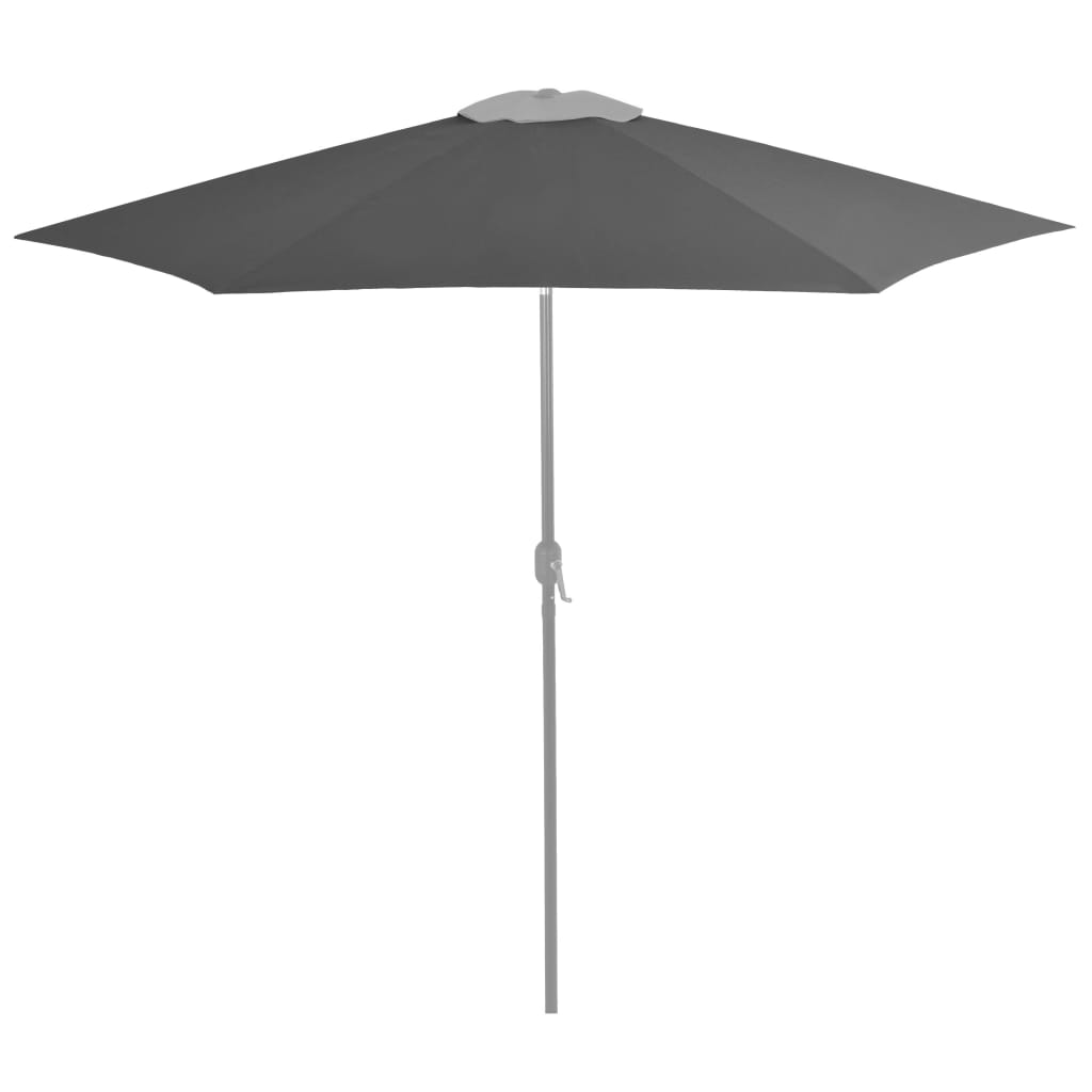 Vervangingsdoek Voor Parasol 300 Cm Antracietkleurig