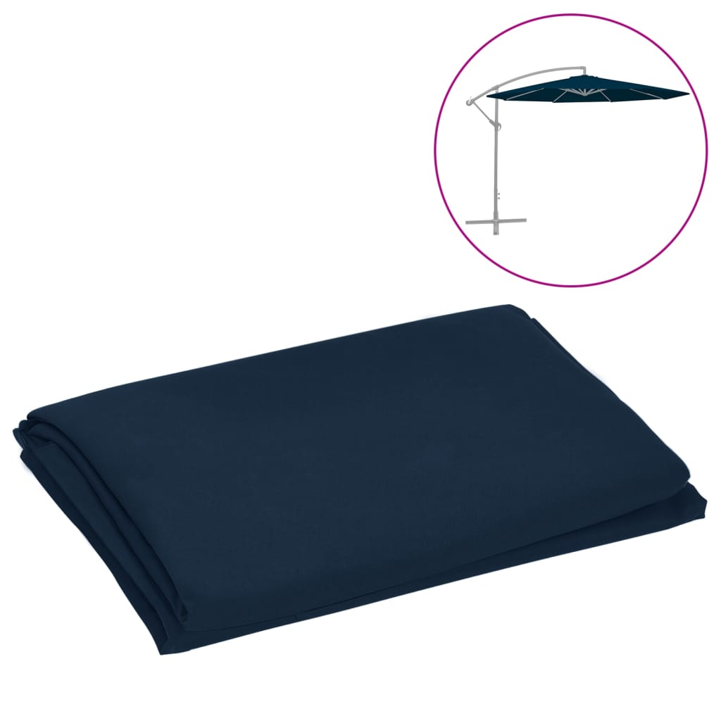 Vervangingsdoek Voor Zweefparasol 300 Cm Blauw