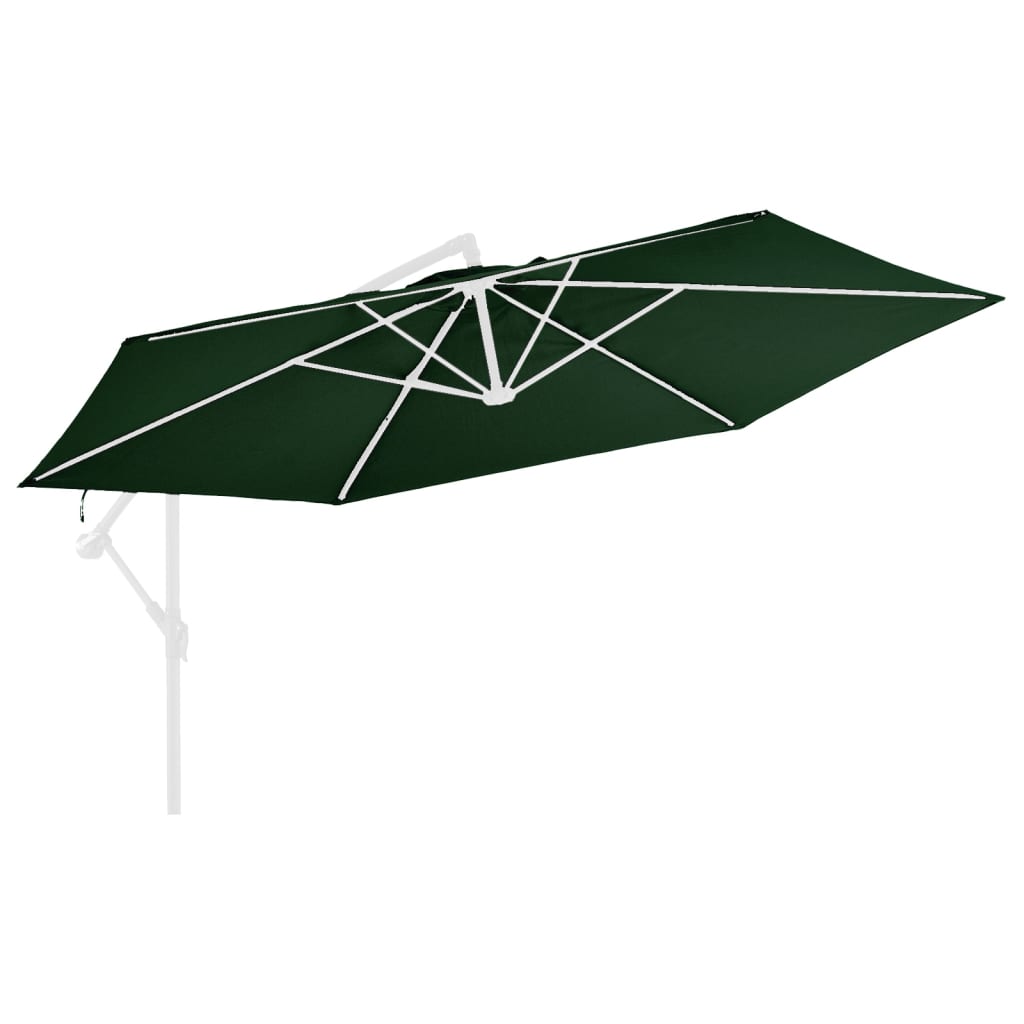 Vervangingsdoek Voor Zweefparasol 350 Cm Groen