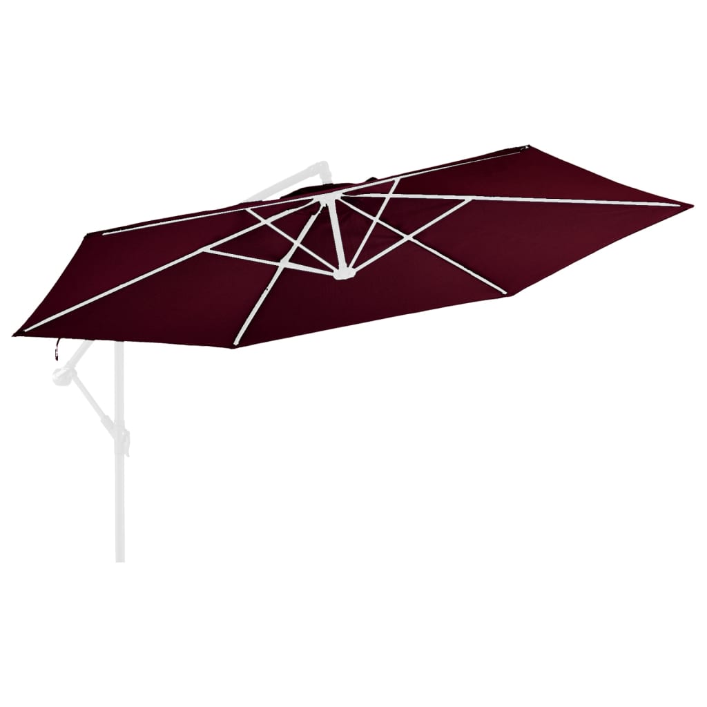 Vervangingsdoek Voor Zweefparasol 350 Cm Bordeauxrood
