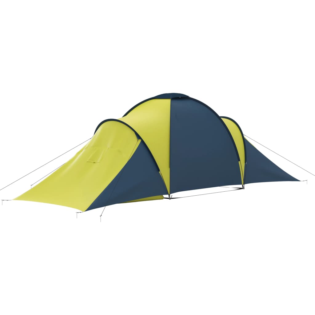 Tent 6-Persoons Blauw En Geel