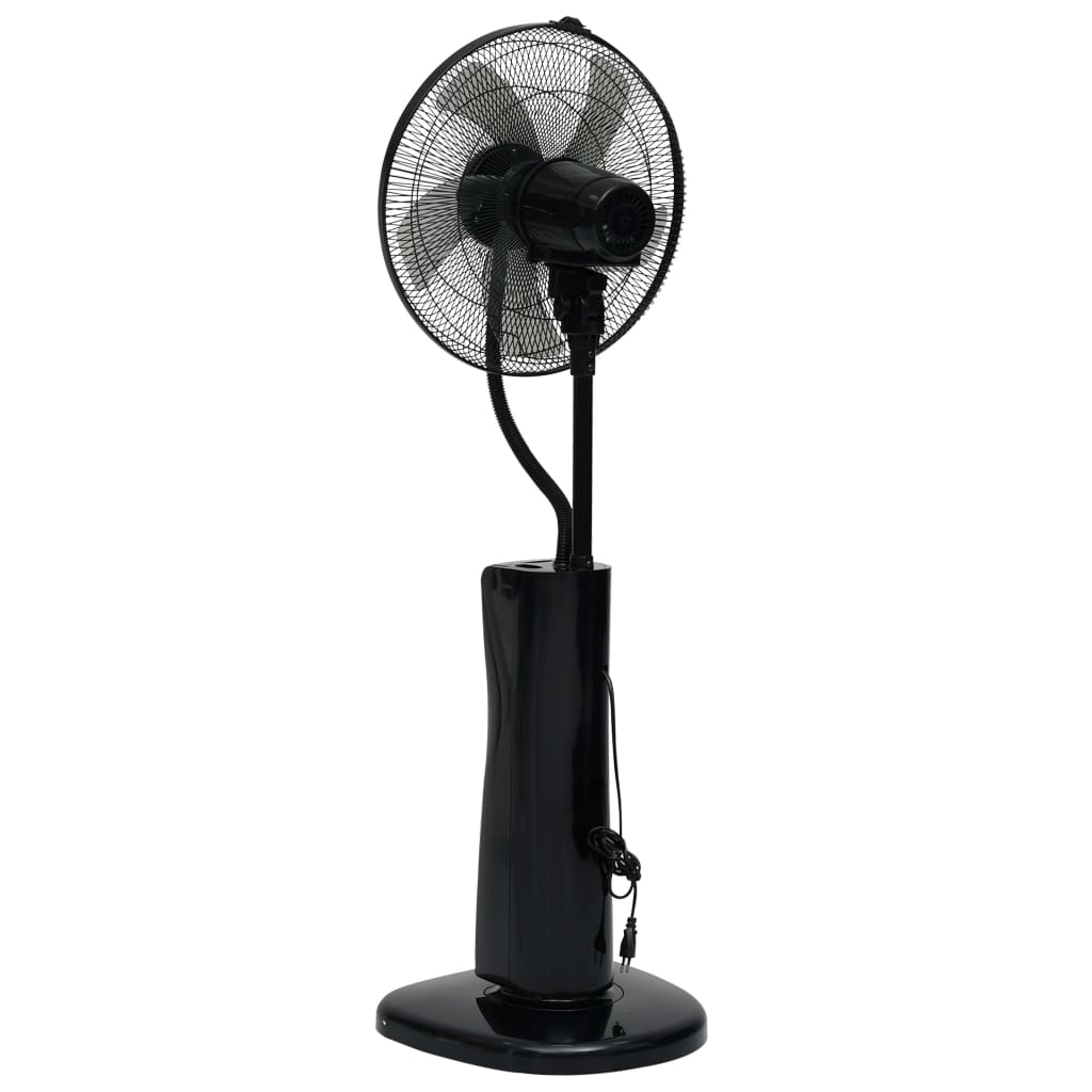 Mistventilator Staand Met Afstandsbediening Zwart