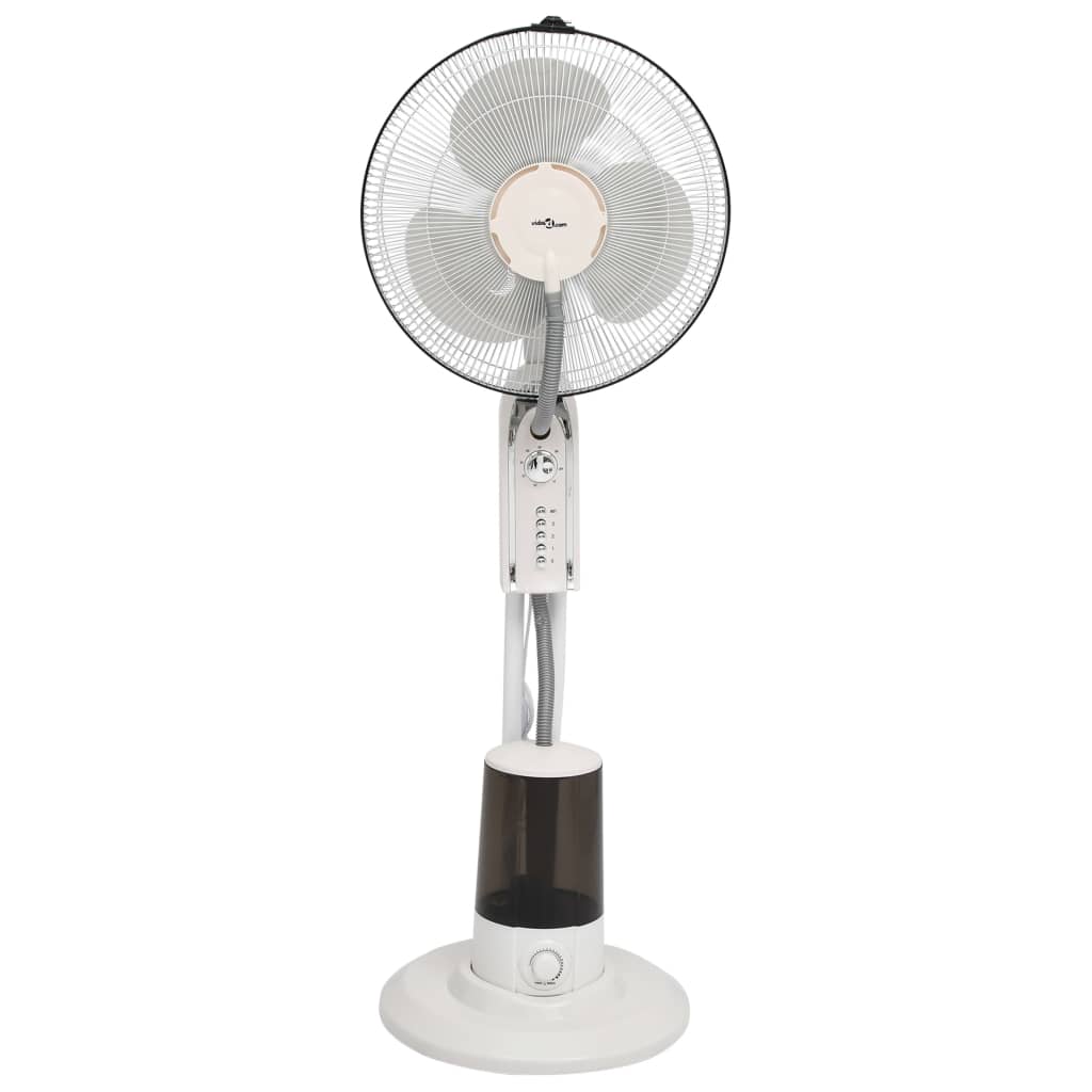 Mistventilator Staand Met 3 Snelheden Wit