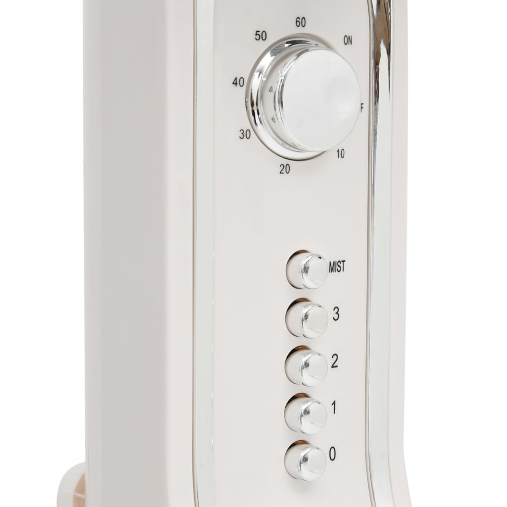 Mistventilator Staand Met 3 Snelheden Wit