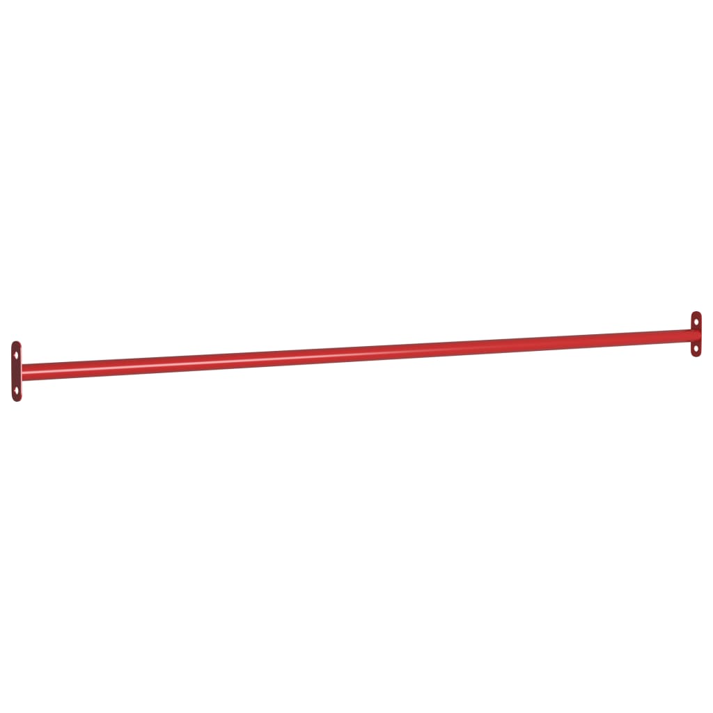 Rekstokken 3 St 125 Cm Staal Rood