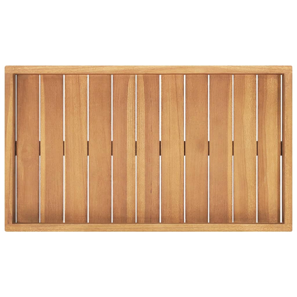 Dienblad 60X35 Cm Massief Teakhout