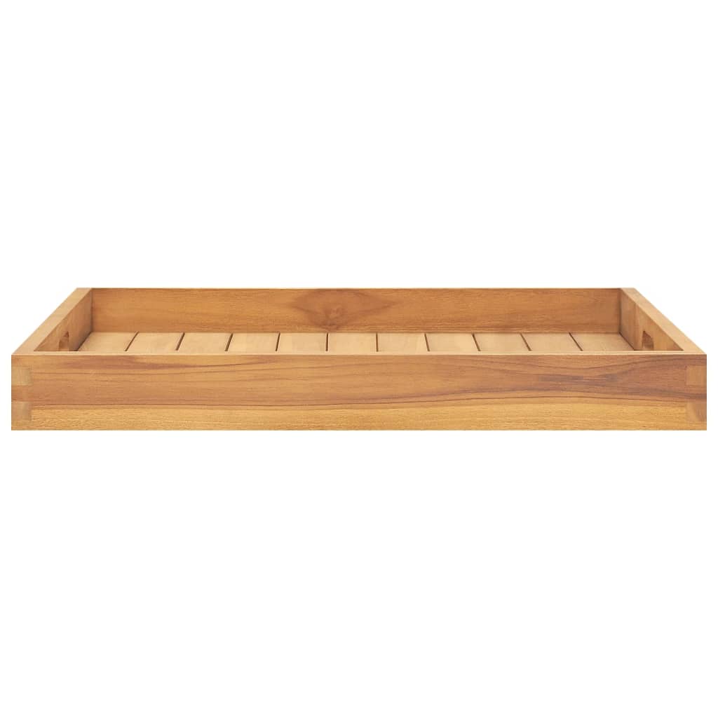 Dienblad 60X60 Cm Massief Teakhout