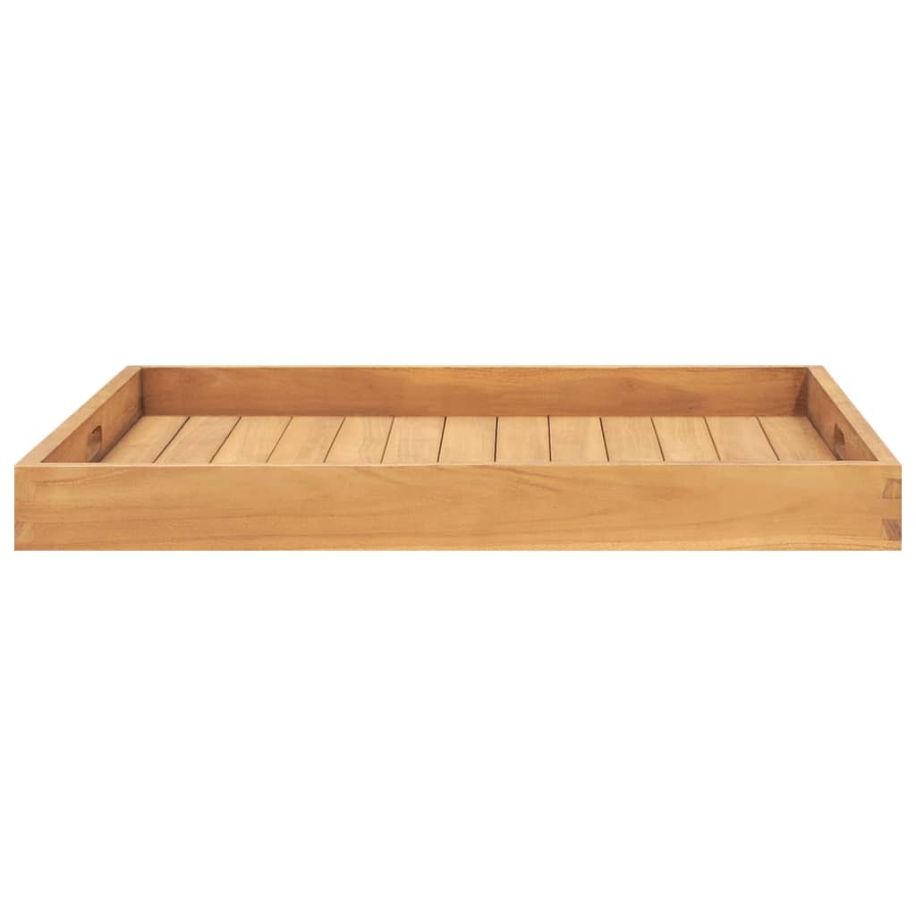 Dienblad 70X70 Cm Massief Teakhout
