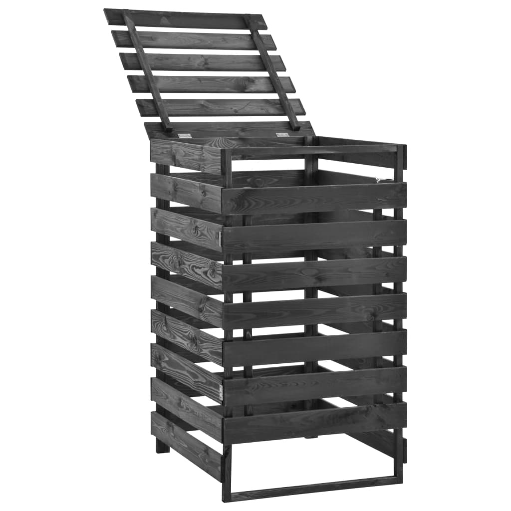 Containerberging Enkel 70X75X121 Cm Geverfd Massief Grenenhout