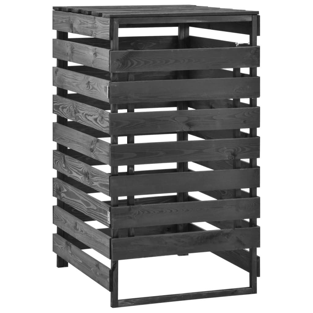 Containerberging Enkel 70X75X121 Cm Geverfd Massief Grenenhout