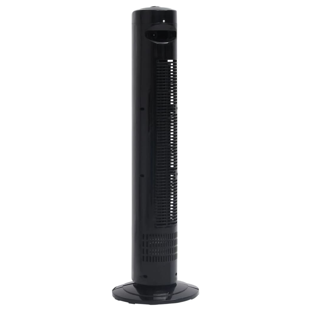 Torenventilator Ø24X80 Cm Zwart