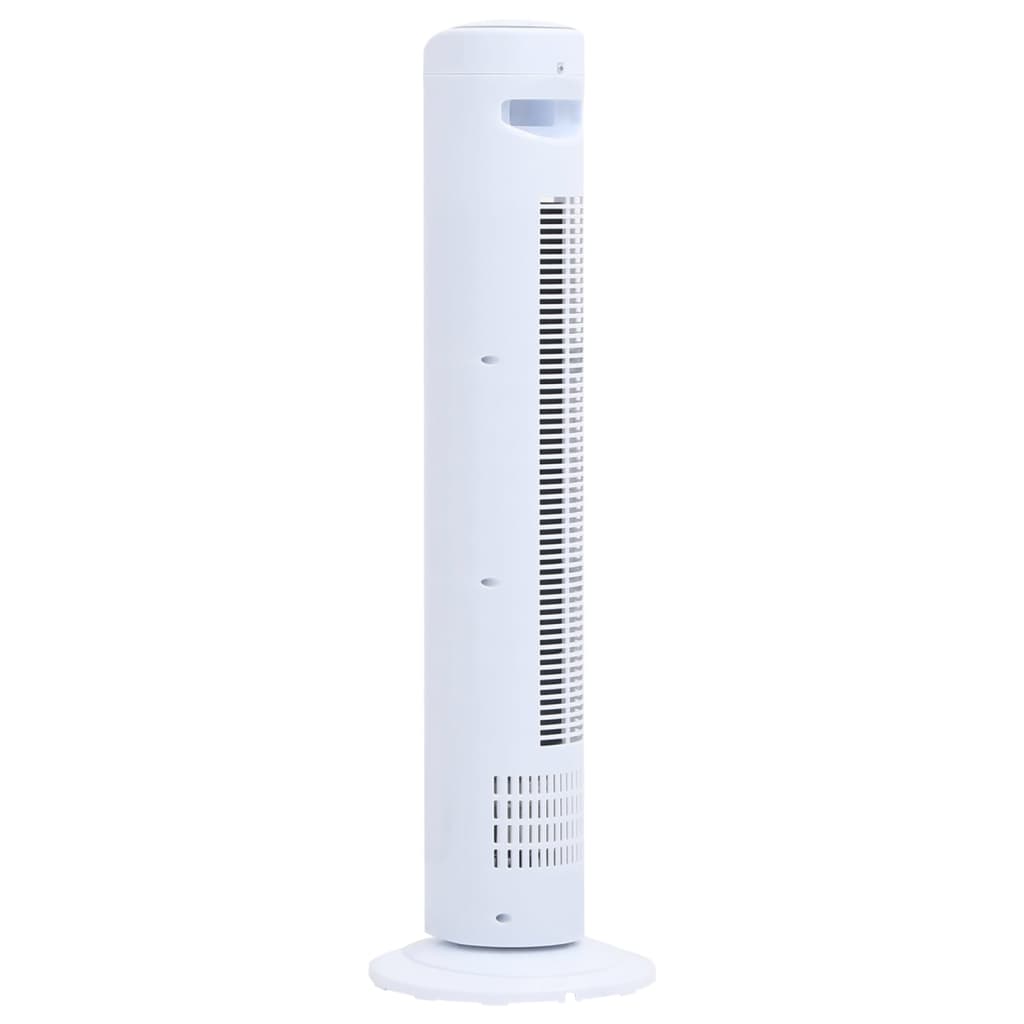 Torenventilator Met Afstandsbediening En Timer Ø24X80 Cm Wit