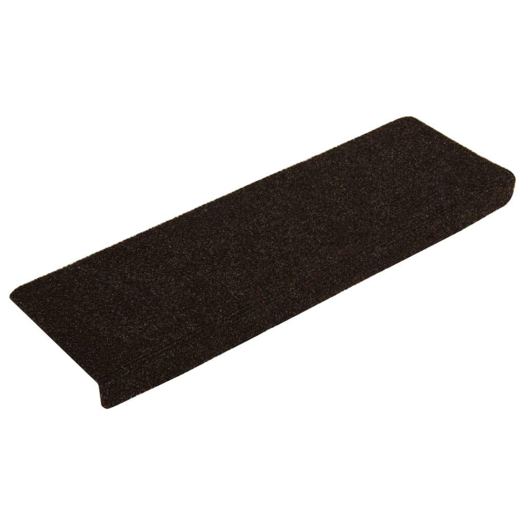 Trapmatten 15 St 65X25 Cm Naaldvilt Bruin
