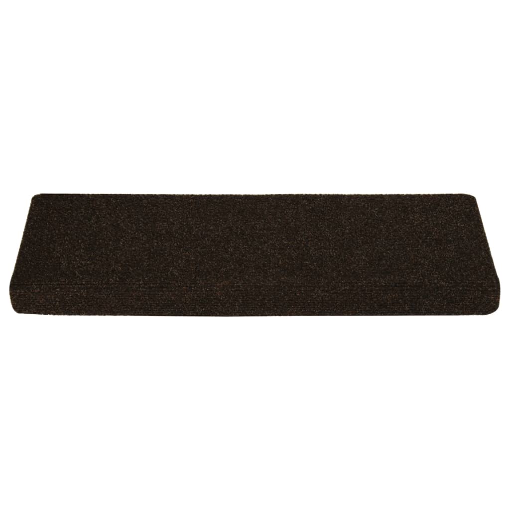Trapmatten 15 St 65X25 Cm Naaldvilt Bruin
