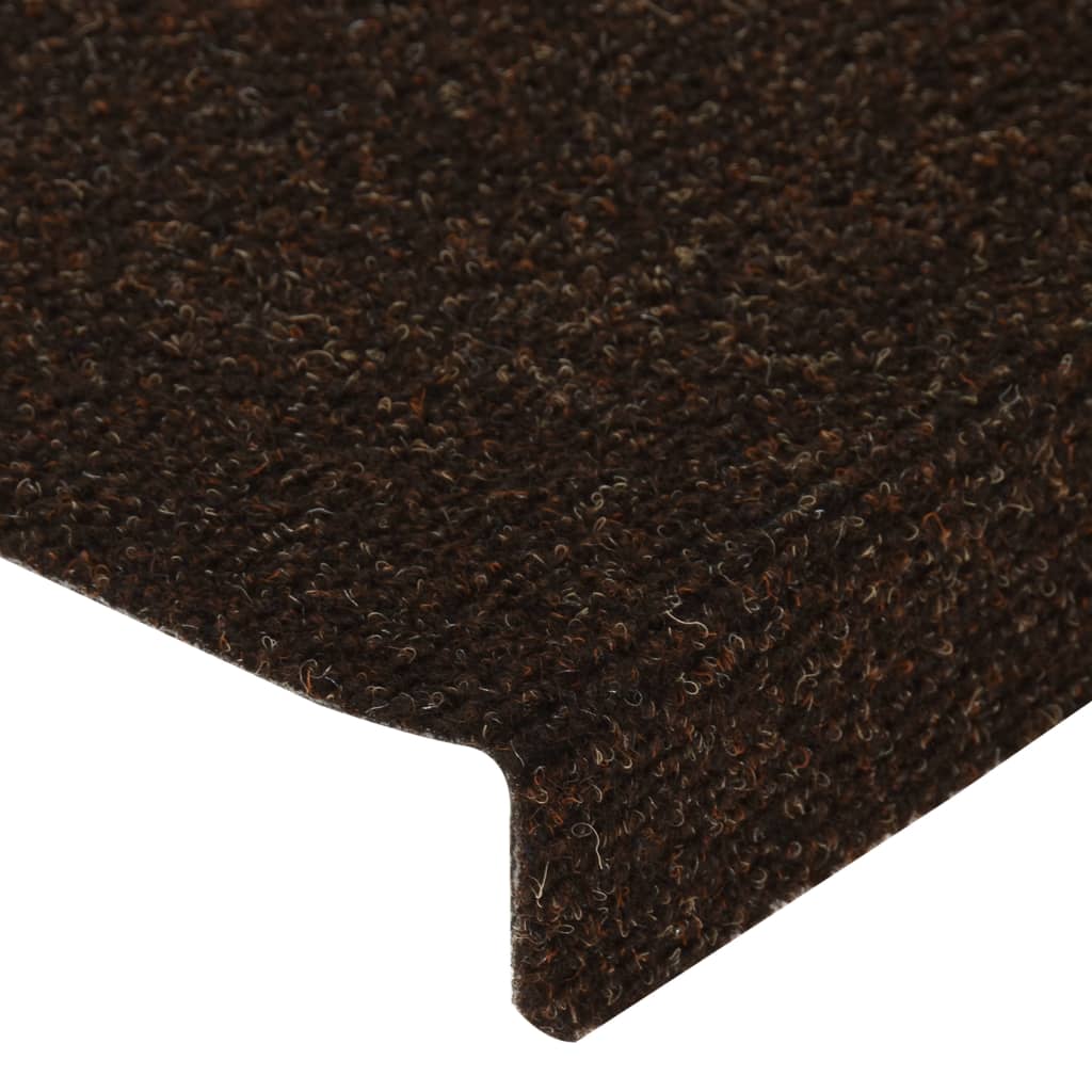 Trapmatten 15 St 65X25 Cm Naaldvilt Bruin