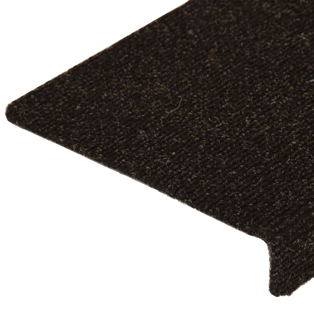Trapmatten 15 St 65X25 Cm Naaldvilt Bruin