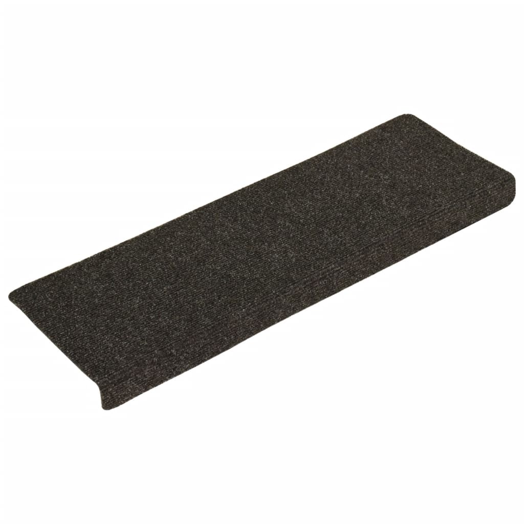 Trapmatten 15 St 65X25 Cm Naaldvilt Grijs