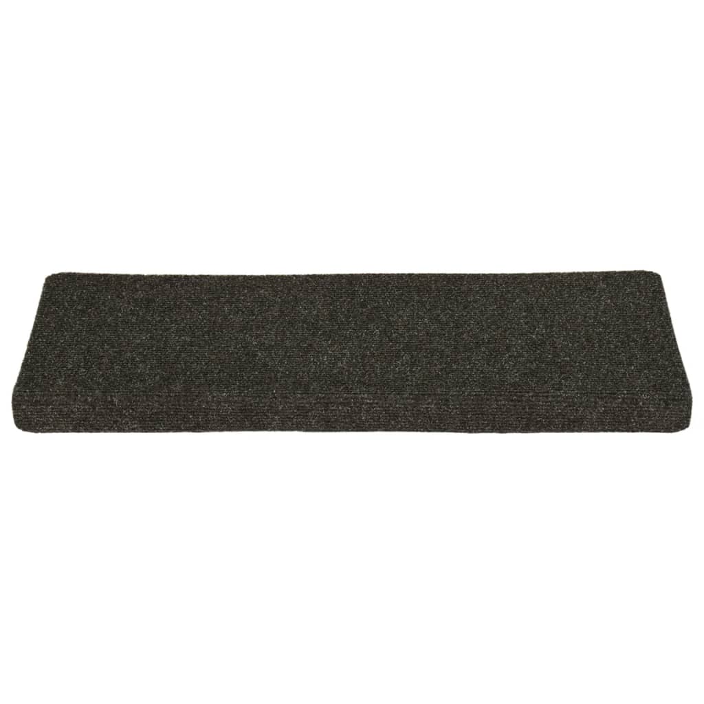 Trapmatten 15 St 65X25 Cm Naaldvilt Grijs