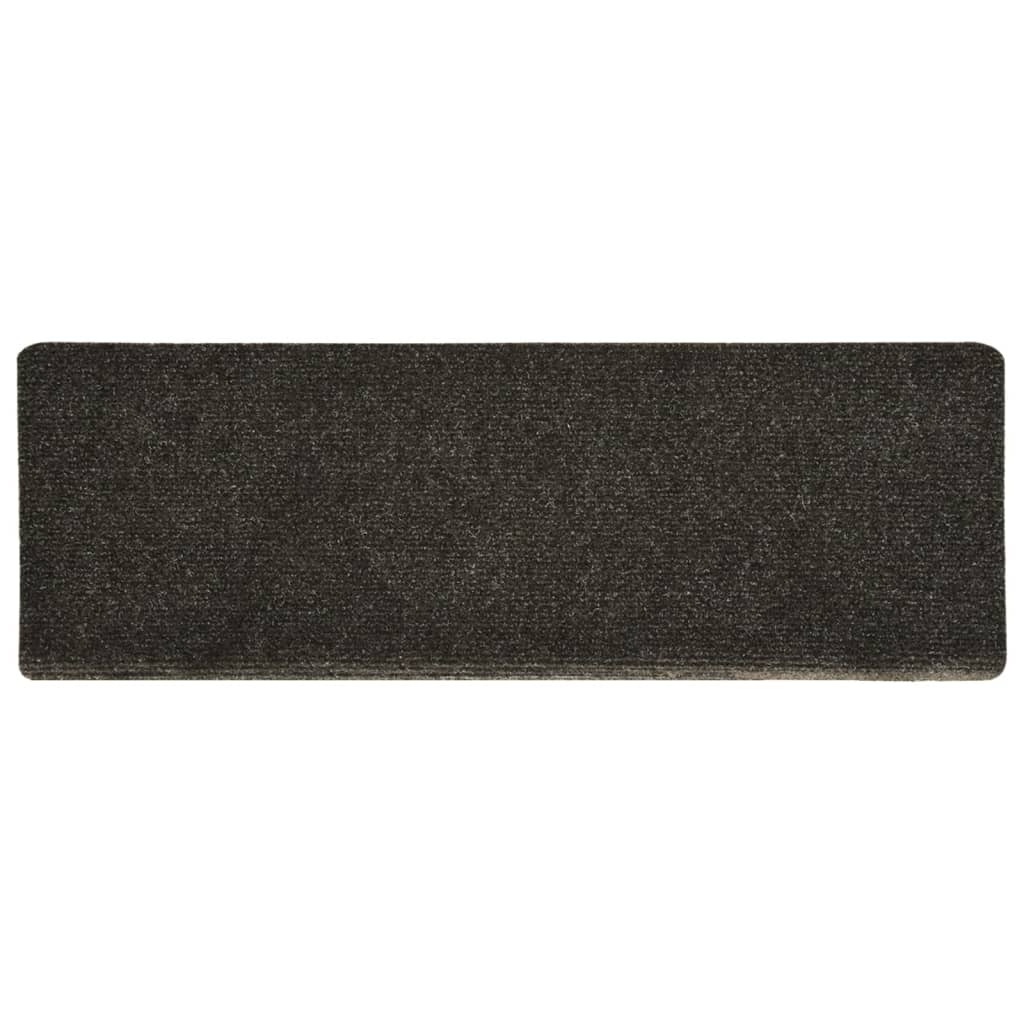 Trapmatten 15 St 65X25 Cm Naaldvilt Grijs