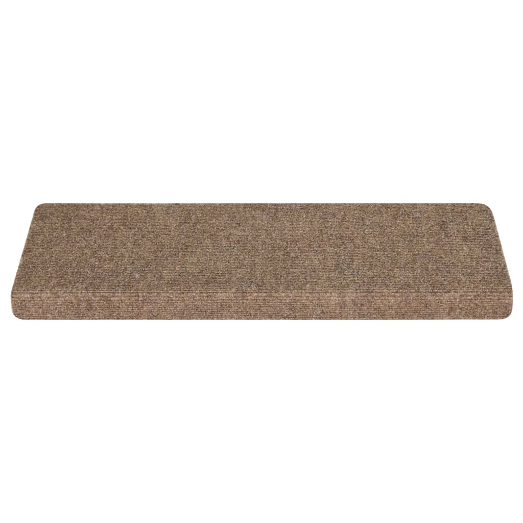 Trapmatten 15 St 65X25 Cm Naaldvilt Crèmekleurig