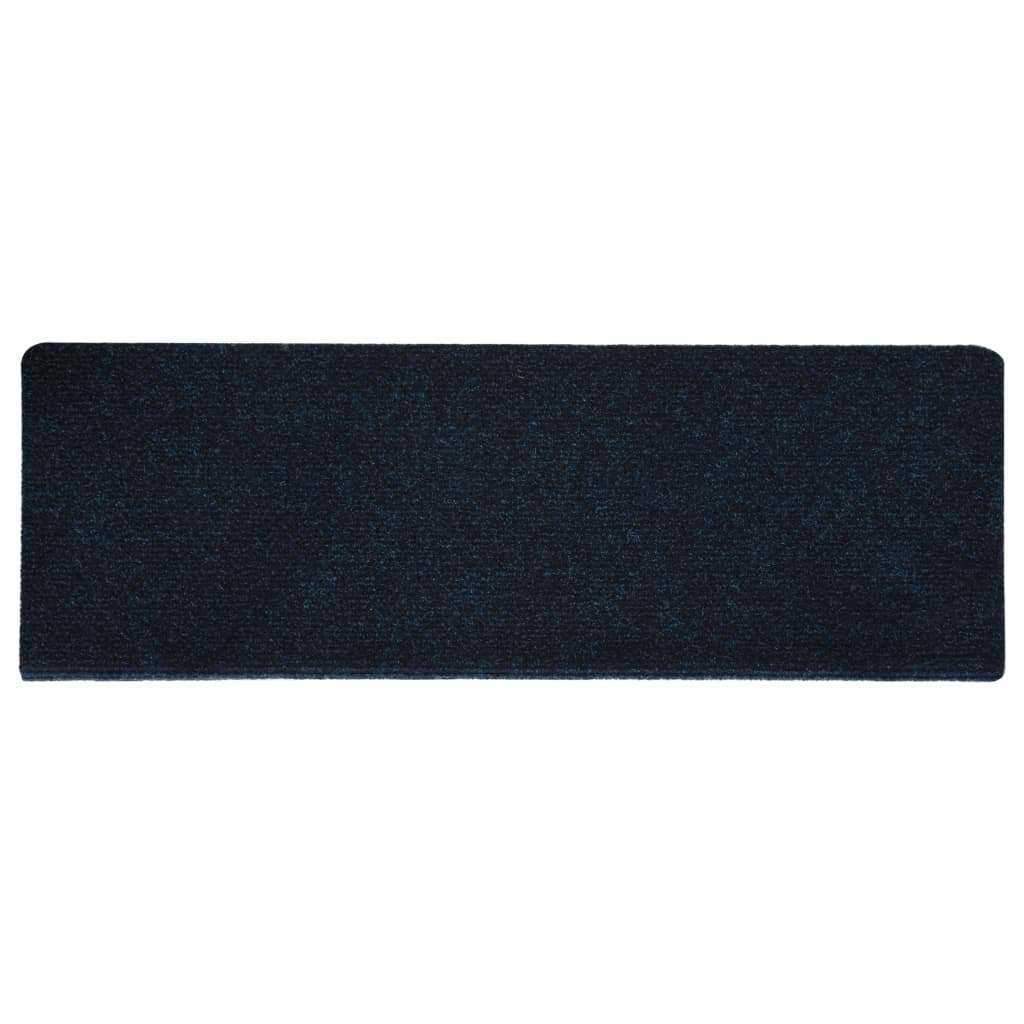 Trapmatten 15 St 65X25 Cm Naaldvilt Blauw