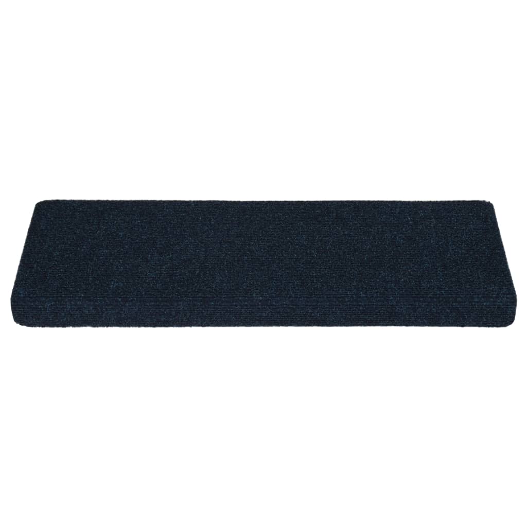 Trapmatten 15 St 65X25 Cm Naaldvilt Blauw