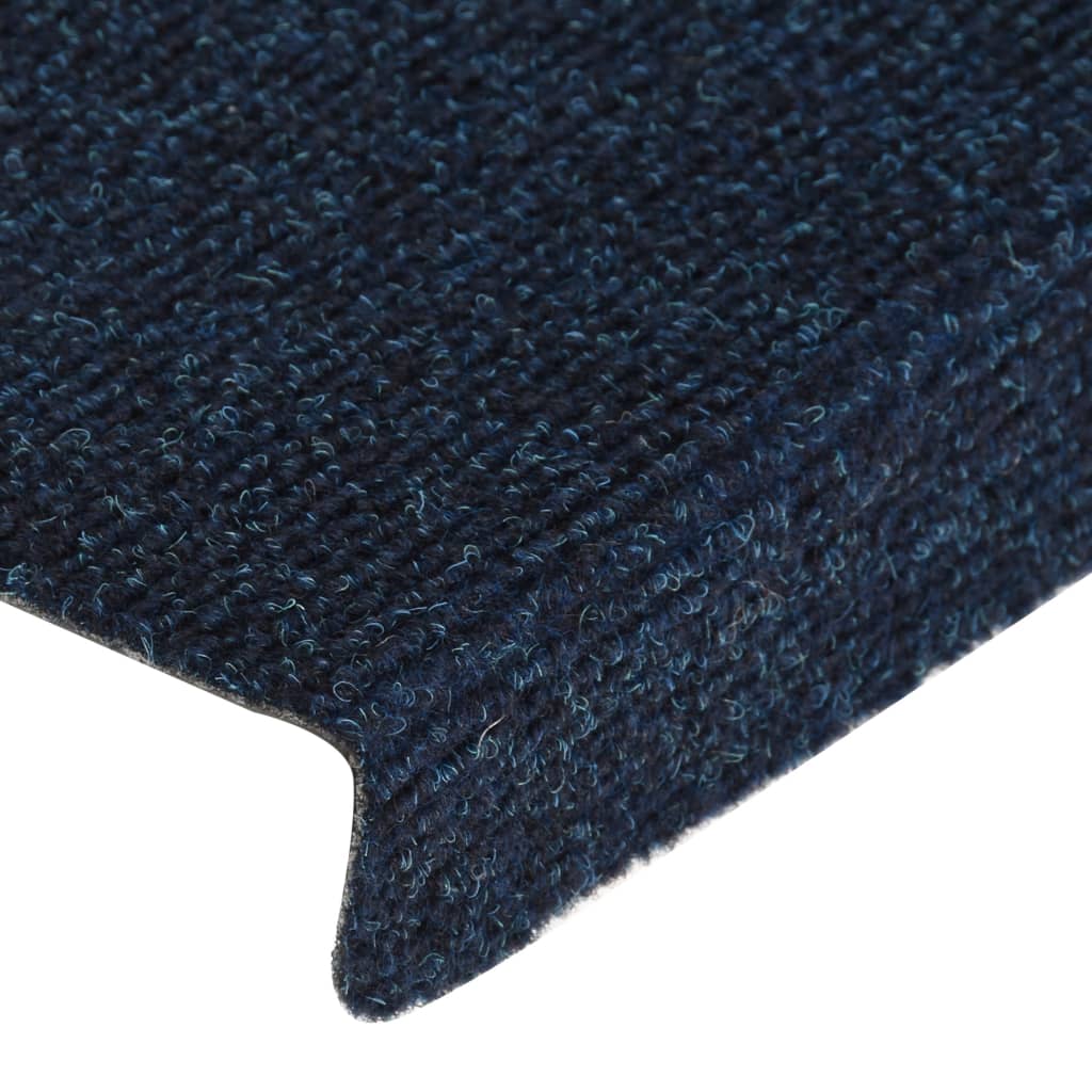Trapmatten 15 St 65X25 Cm Naaldvilt Blauw