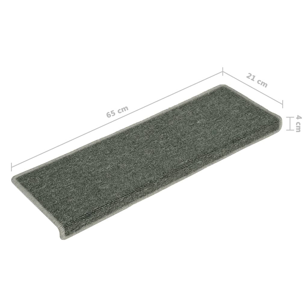 Trapmatten 15 St 65X25 Cm Groen