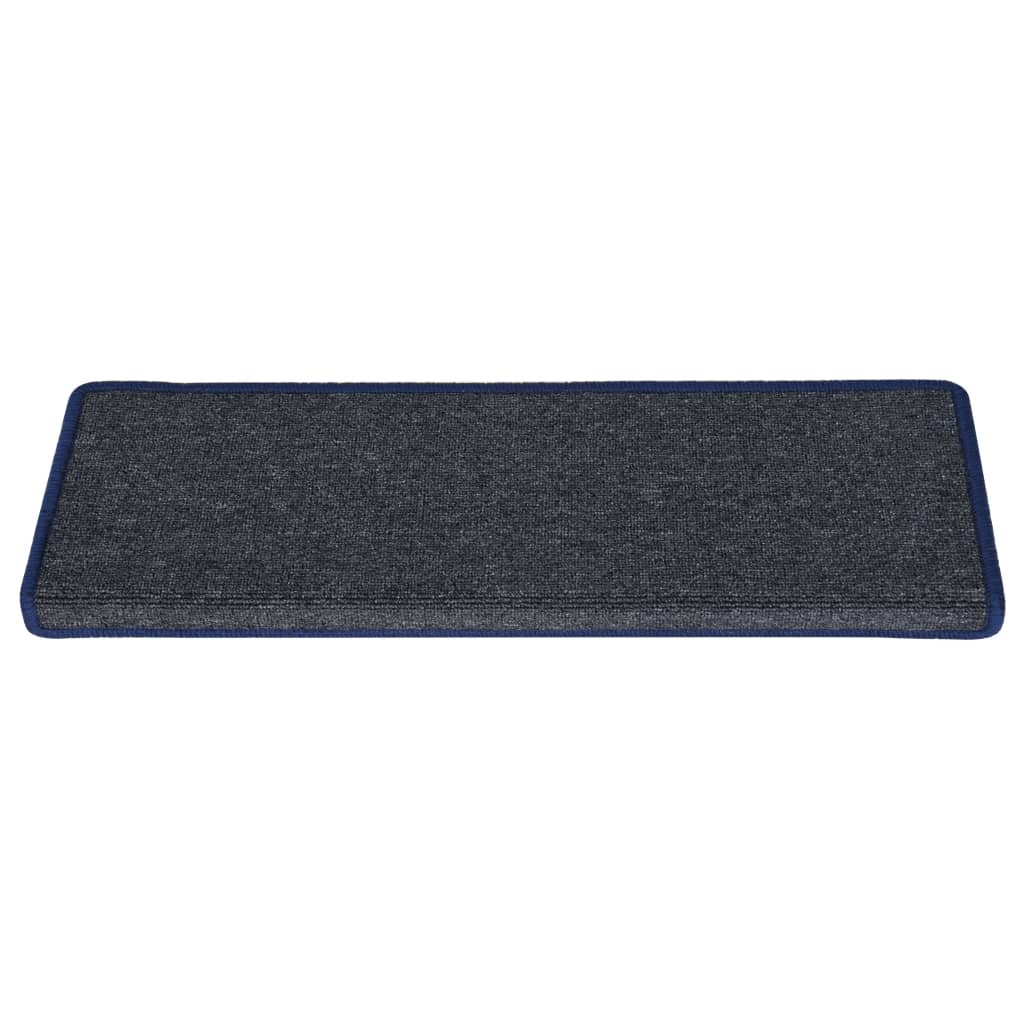 Trapmatten 15 St 65X25 Cm Grijs En Blauw
