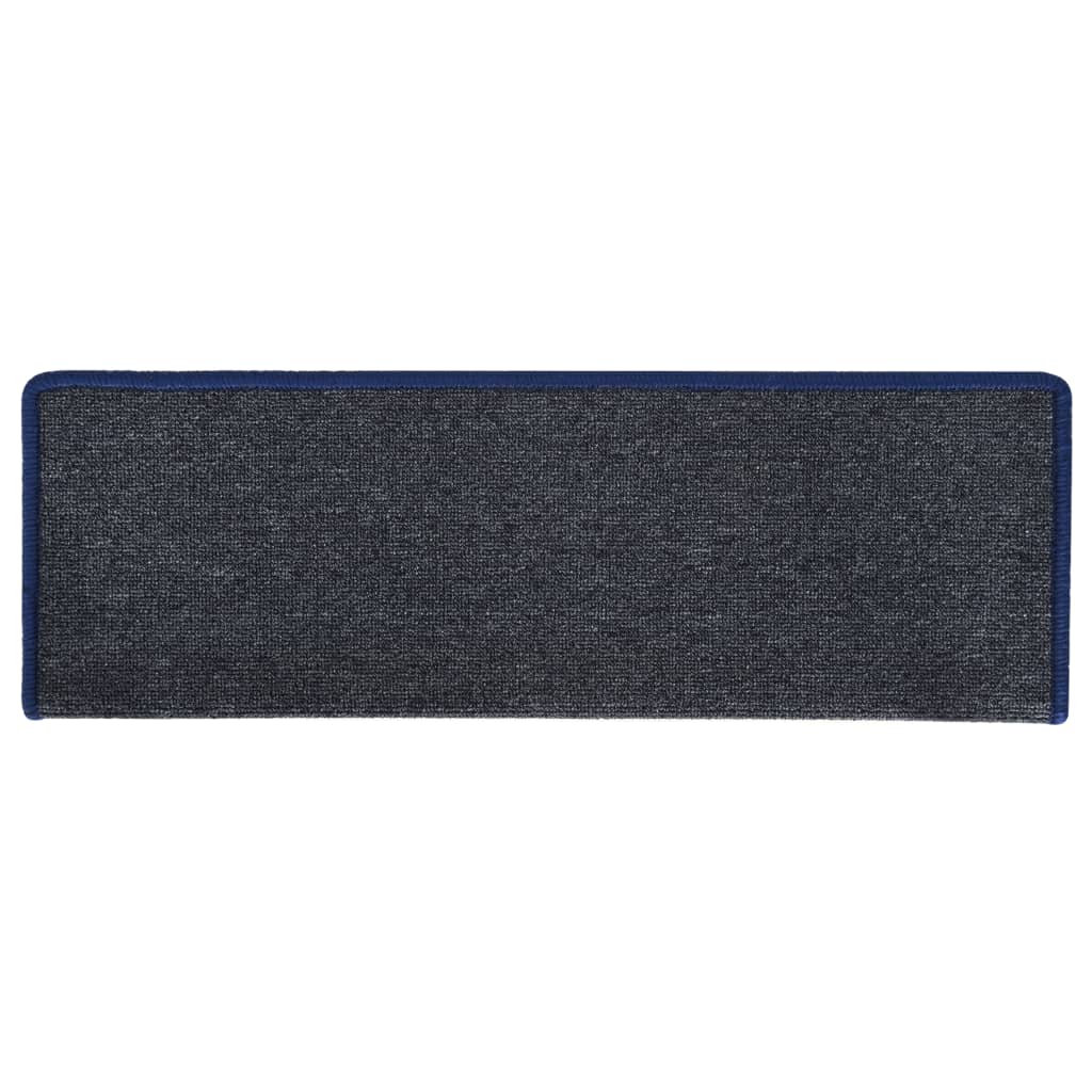 Trapmatten 15 St 65X25 Cm Grijs En Blauw