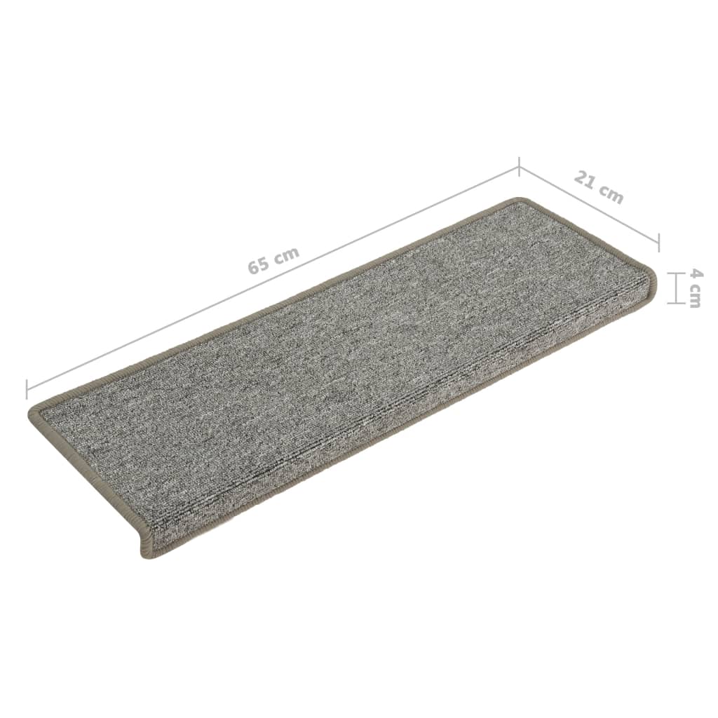 Trapmatten 15 St 65X25 Cm Wit En Grijs