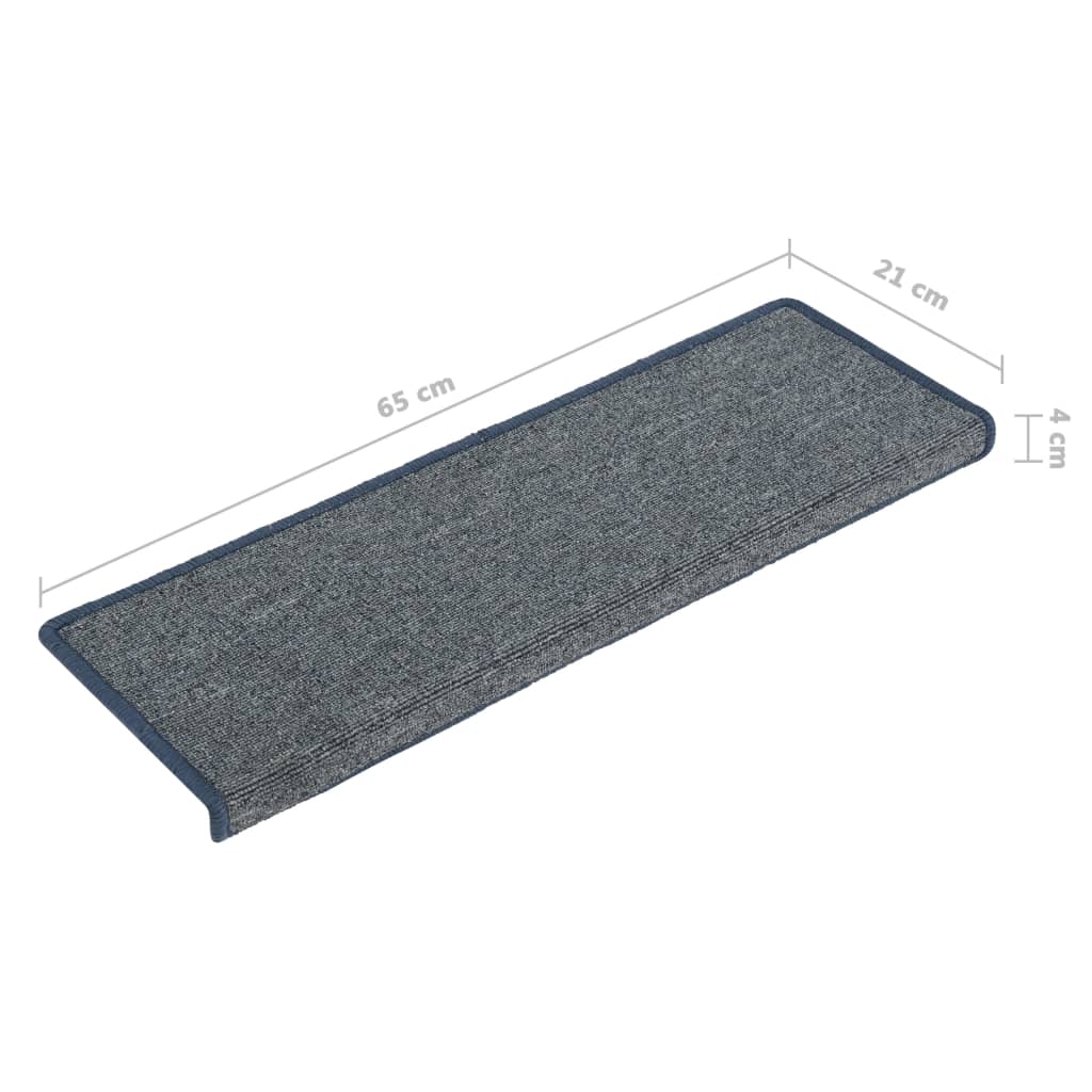 Trapmatten 15 St 65X25 Cm Paars En Blauw