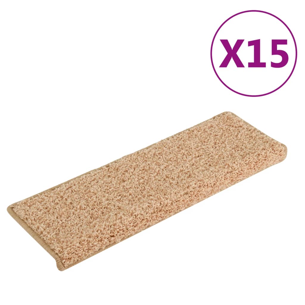 Trapmatten 15 St 65X25 Cm Goudkleurig