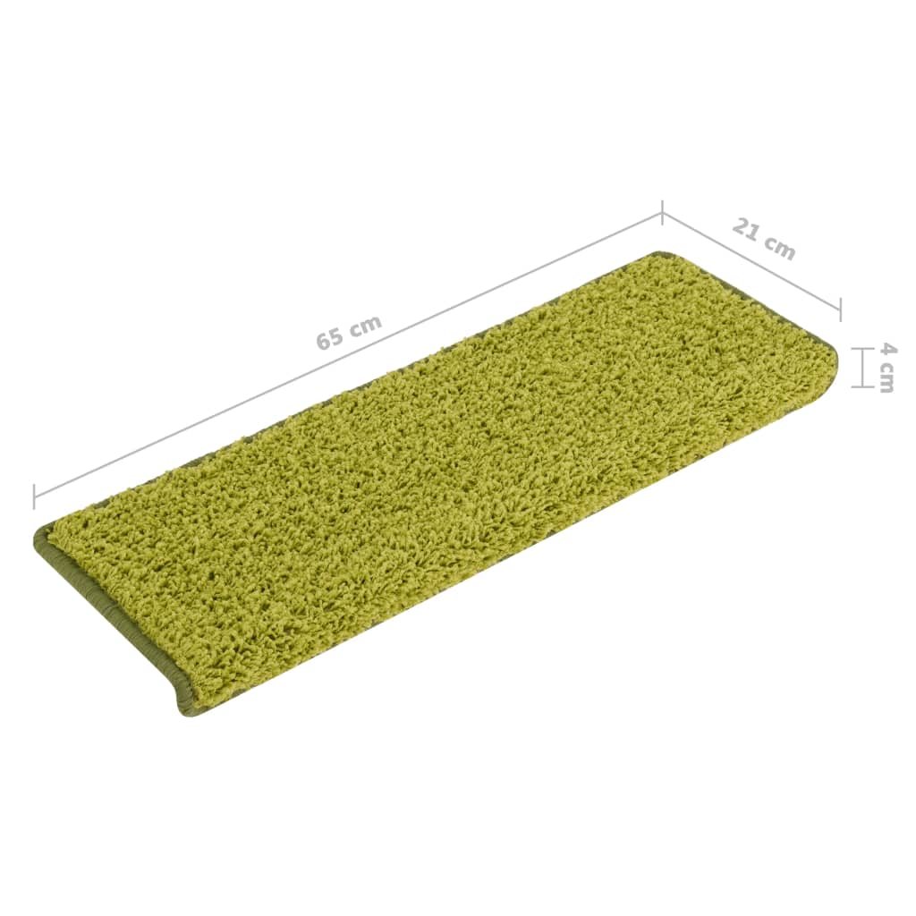 Trapmatten 15 St 65X25 Cm Groen