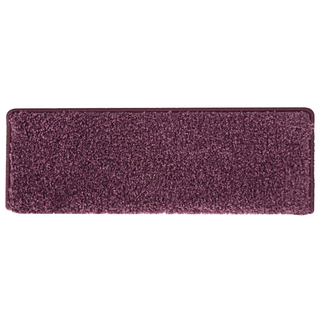 Trapmatten 15 St 65X25 Cm Donkerpaars
