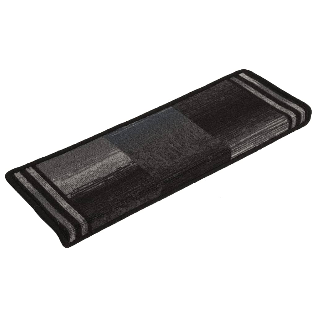 Trapmatten Zelfklevend 15 St 65X25 Cm Zwart En Grijs