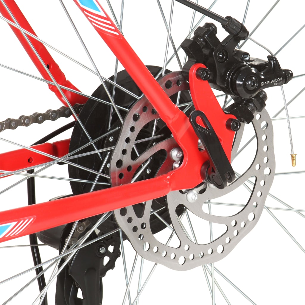 Mountainbike 21 Versnellingen 29 Inch Wielen 48 Cm Frame Rood