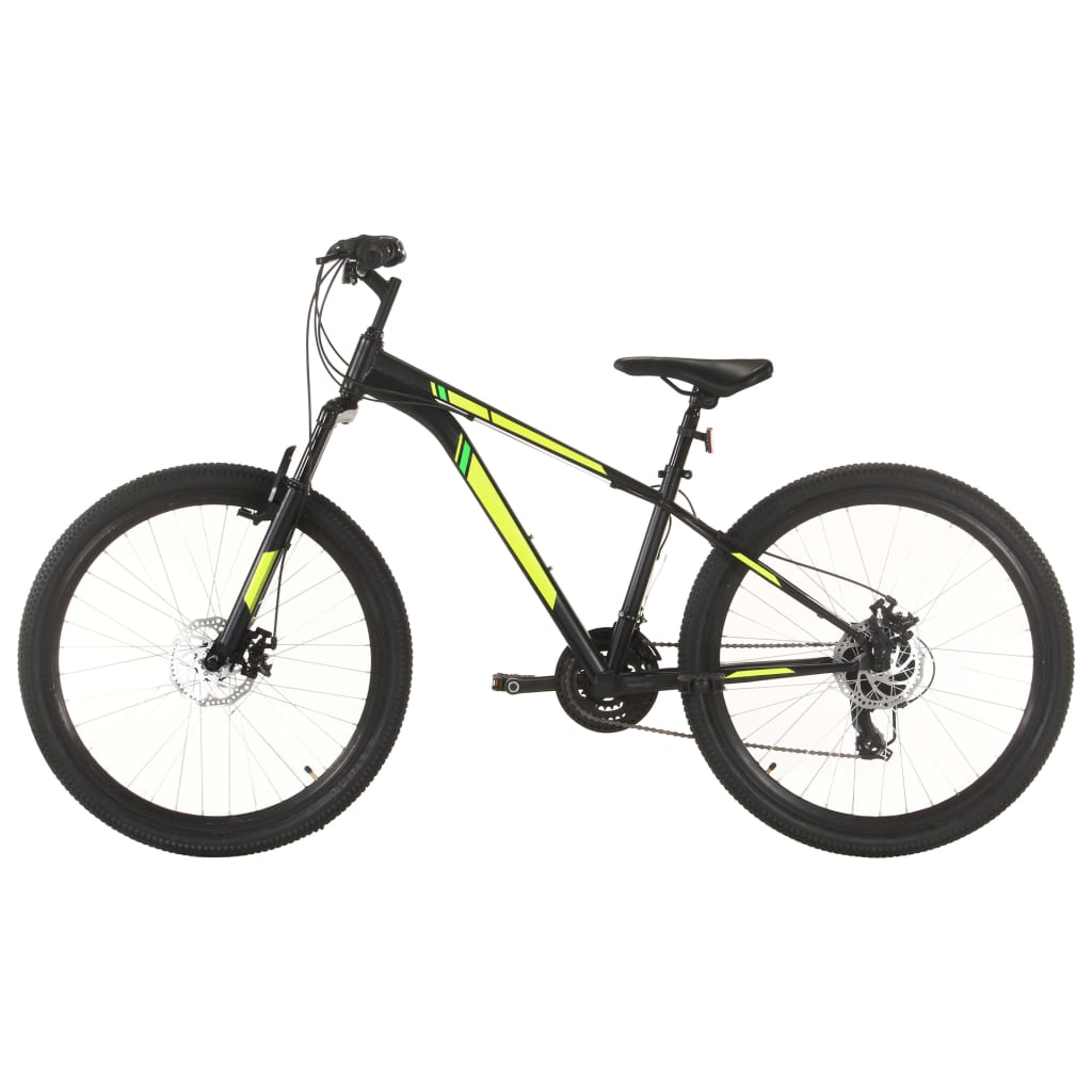 Mountainbike 21 Versnellingen 27,5 Inch Wiel 38 Cm Frame Zwart