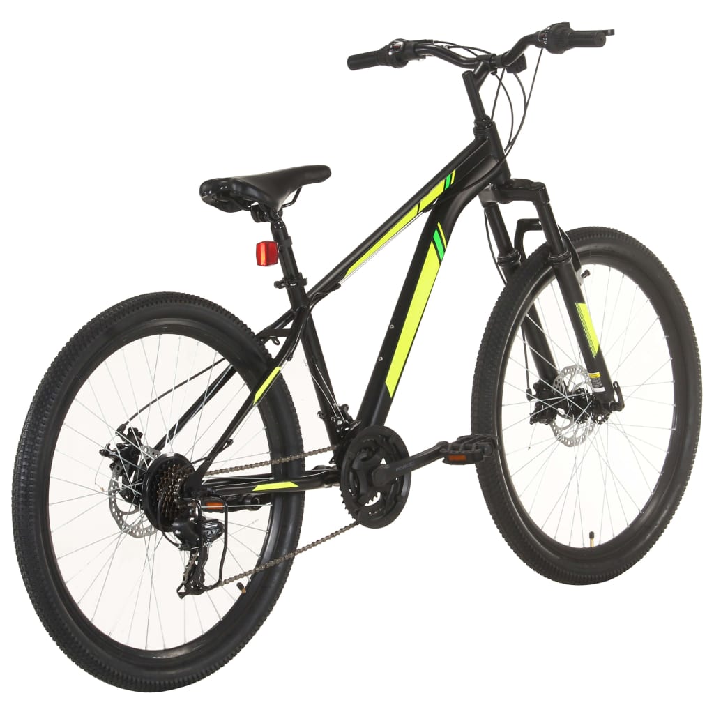 Mountainbike 21 Versnellingen 27,5 Inch Wiel 38 Cm Frame Zwart