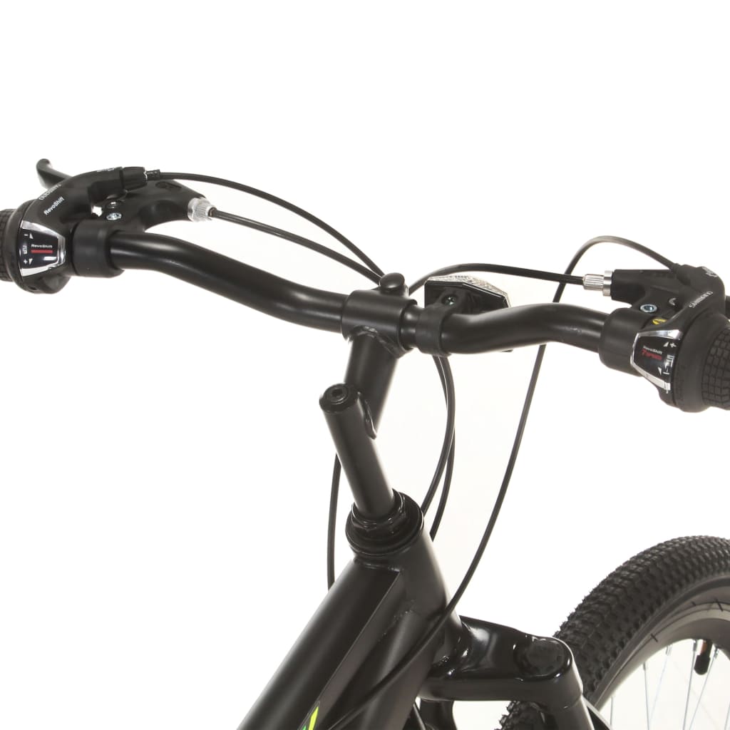 Mountainbike 21 Versnellingen 27,5 In Wielen 50 Cm Frame Zwart