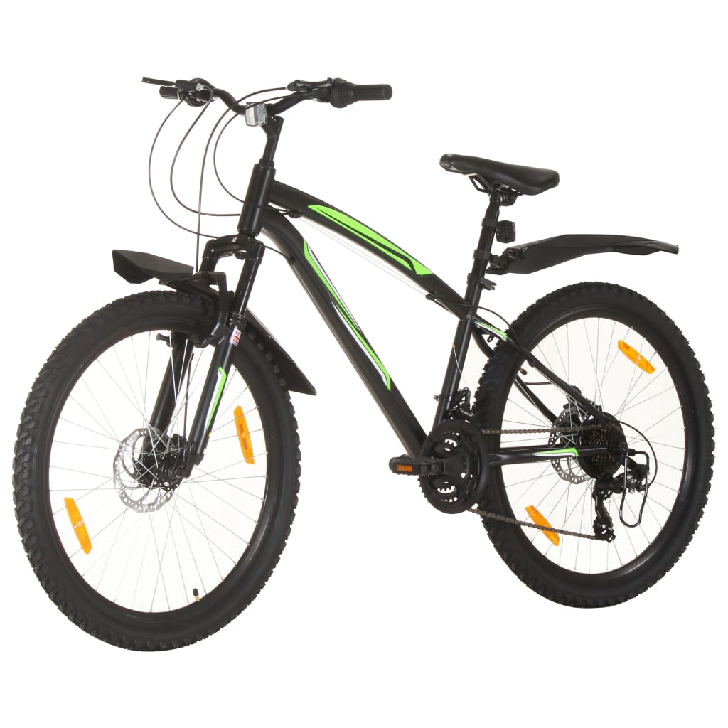 Mountainbike 21 Versnellingen 26 Inch Wielen 42 Cm Zwart