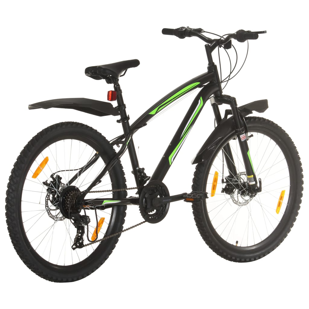 Mountainbike 21 Versnellingen 26 Inch Wielen 42 Cm Zwart