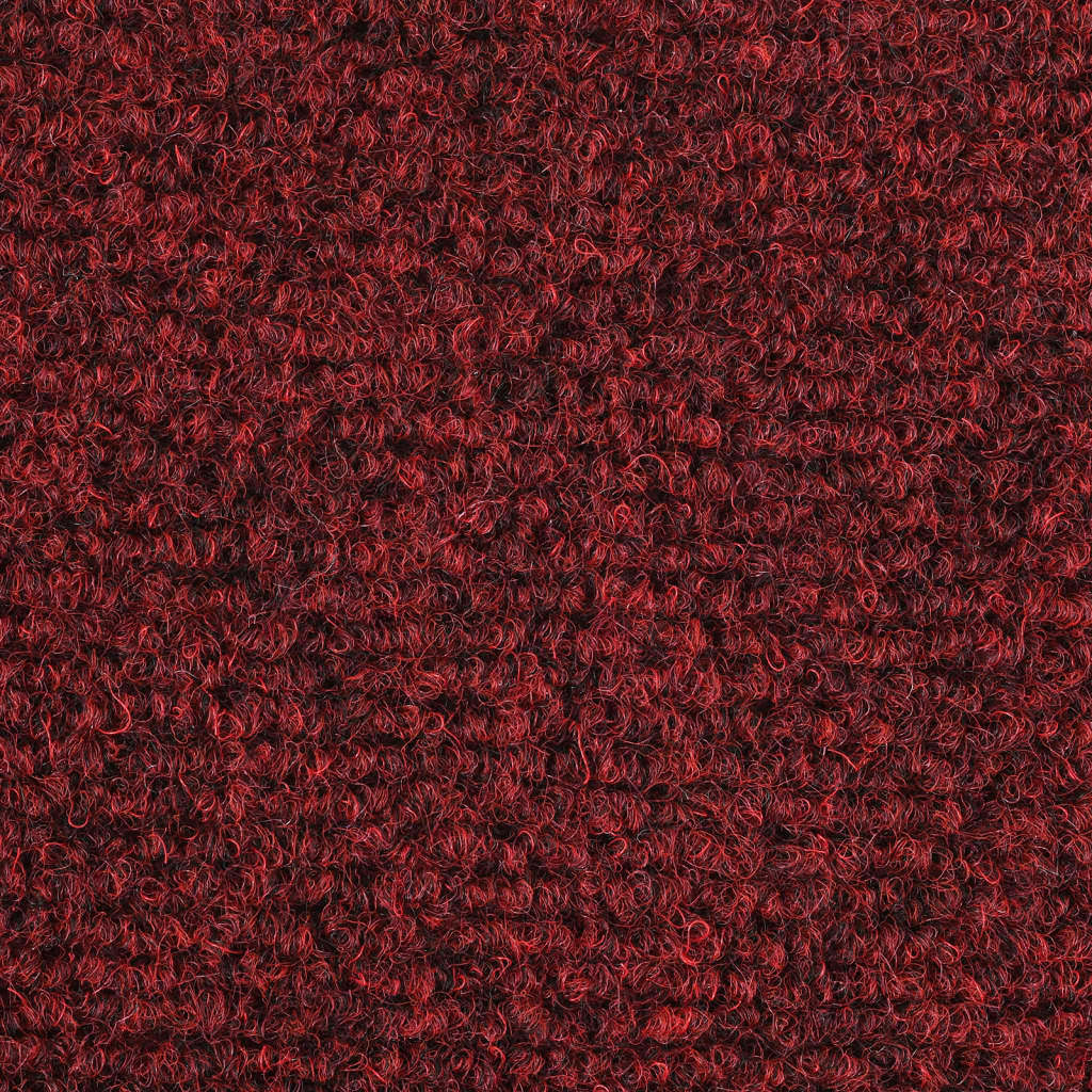Trapmatten Zelfklevend 10 St 56X17X3 Cm Naaldvilt Rood
