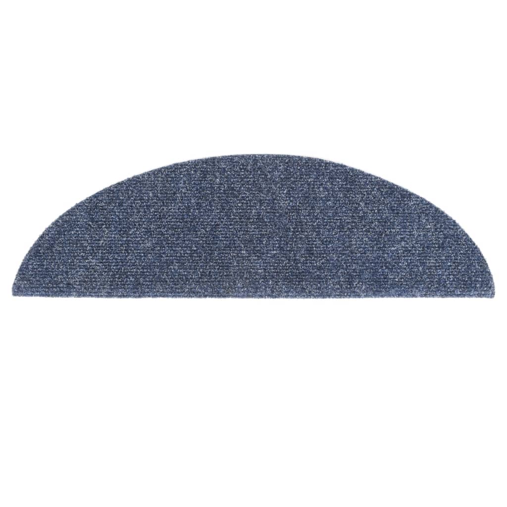 Trapmatten Zelfklevend 5 St 56X17X3 Cm Naaldvilt Blauw
