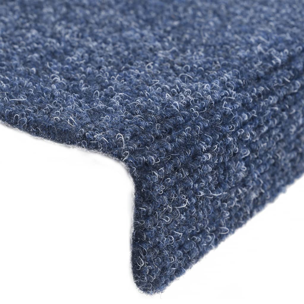 Trapmatten Zelfklevend 5 St 56X17X3 Cm Naaldvilt Blauw