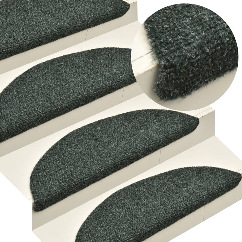 Trapmatten Zelfklevend 5 St 56X17X3 Cm Naaldvilt Groen