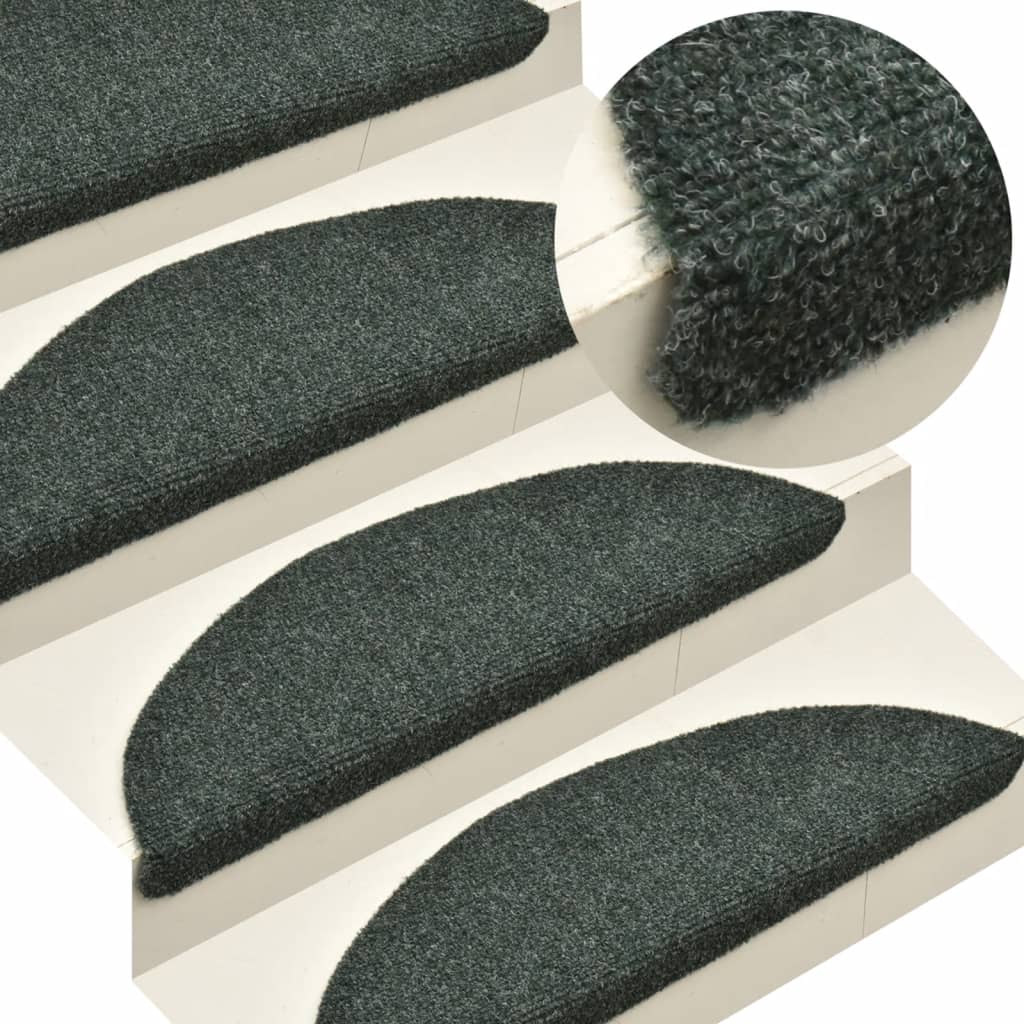 Trapmatten Zelfklevend 10 St 56X17X3 Cm Naaldvilt Groen