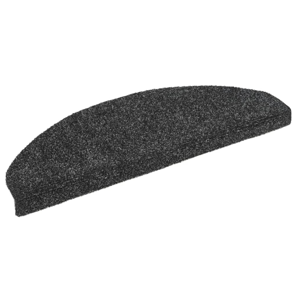 Trapmatten Zelfklevend 10 St 65X21X4 Cm Naaldvilt Donkergrijs