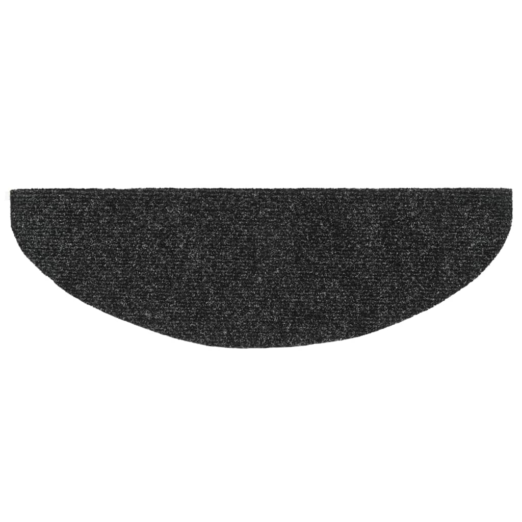 Trapmatten Zelfklevend 10 St 65X21X4 Cm Naaldvilt Donkergrijs