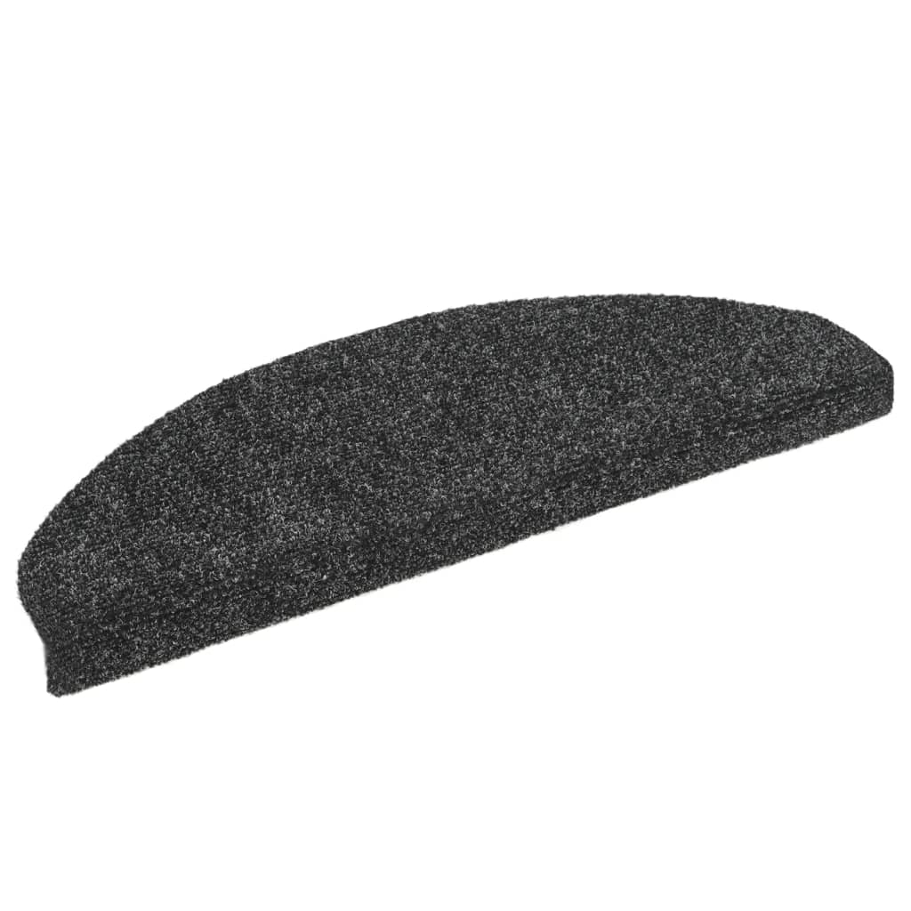 Trapmatten Zelfklevend 10 St 65X21X4 Cm Naaldvilt Donkergrijs